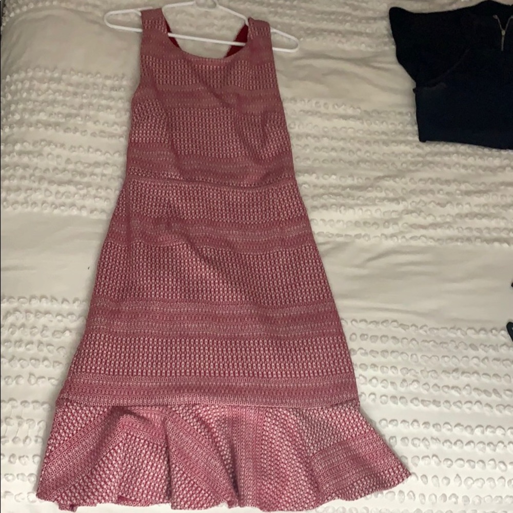Banana Republic pink/red knit dress